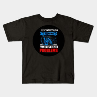 Black Panther Art - Fishing Tagline 1 Kids T-Shirt